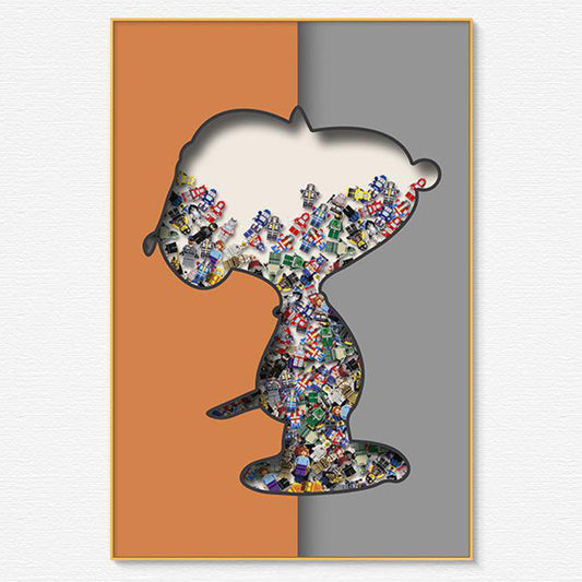 GH-057 Modern Carved Decorative Paintings