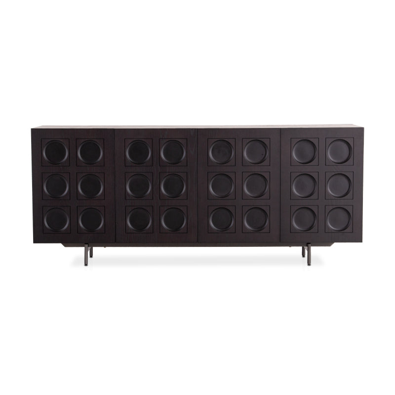 FG663 Retro Solid Wood Sideboard Cabinets