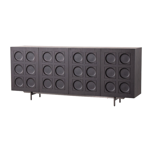 FG663 Retro Solid Wood Sideboard Cabinets