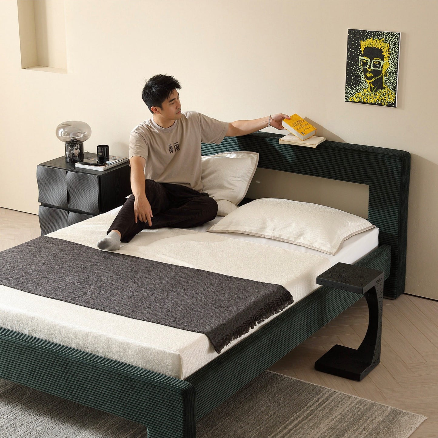 MEIGUICHUANG Modern Double Beds
