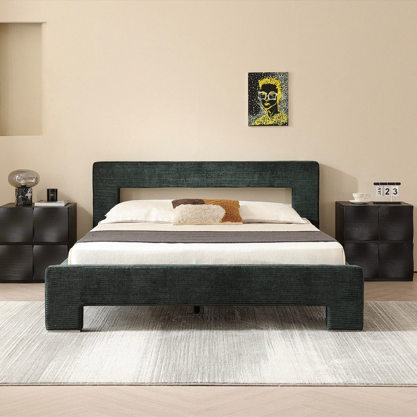 MEIGUICHUANG Modern Double Beds