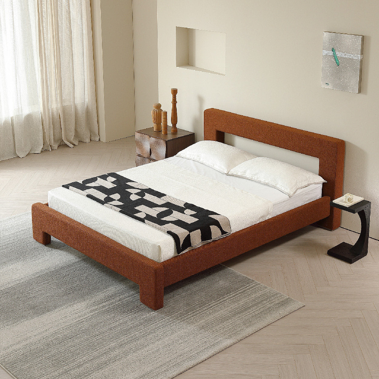 MEIGUICHUANG Modern Double Beds
