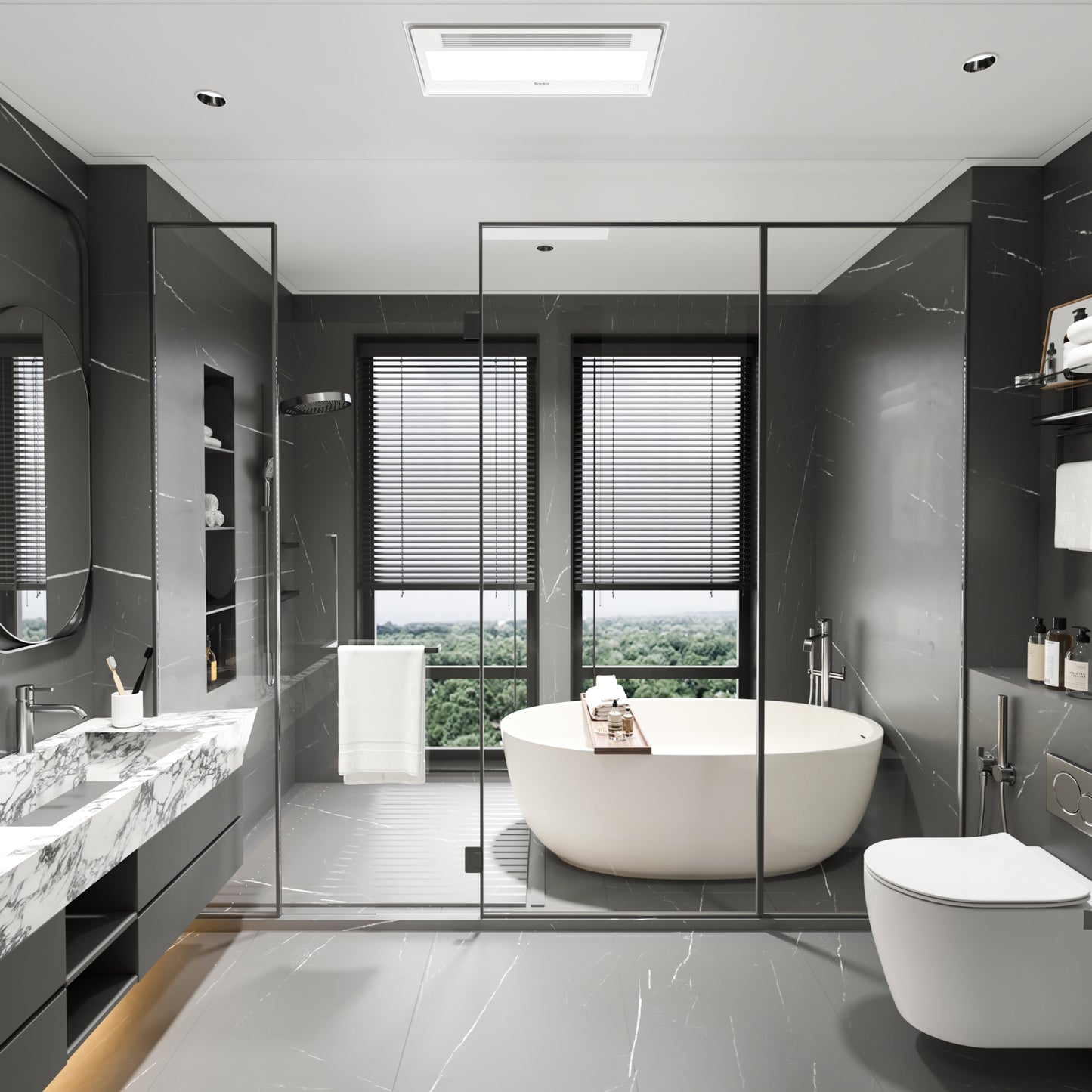 BDS-QQD·3060-FHAZ Modern Bathroom Heaters