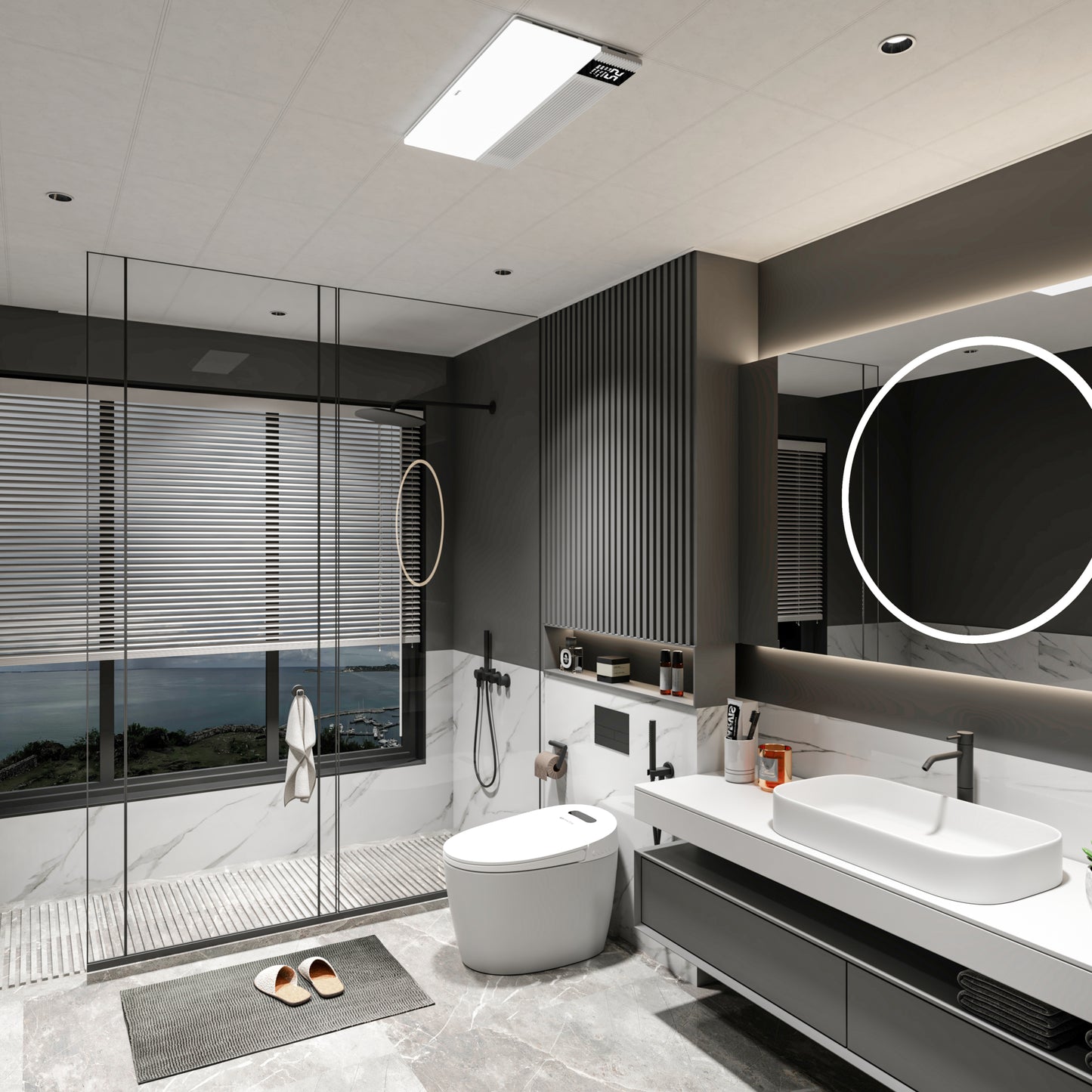 BDS-QQD·3060-FHAZ-HB-Y Modern Bathroom Heaters