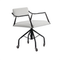 AC302 Retro Book Chairs With Wheels