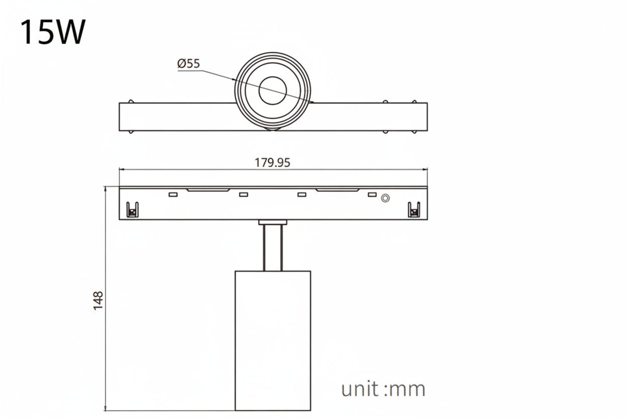 MEIYINGⅡGUIDAO Modern Magnetic Track Spotlights