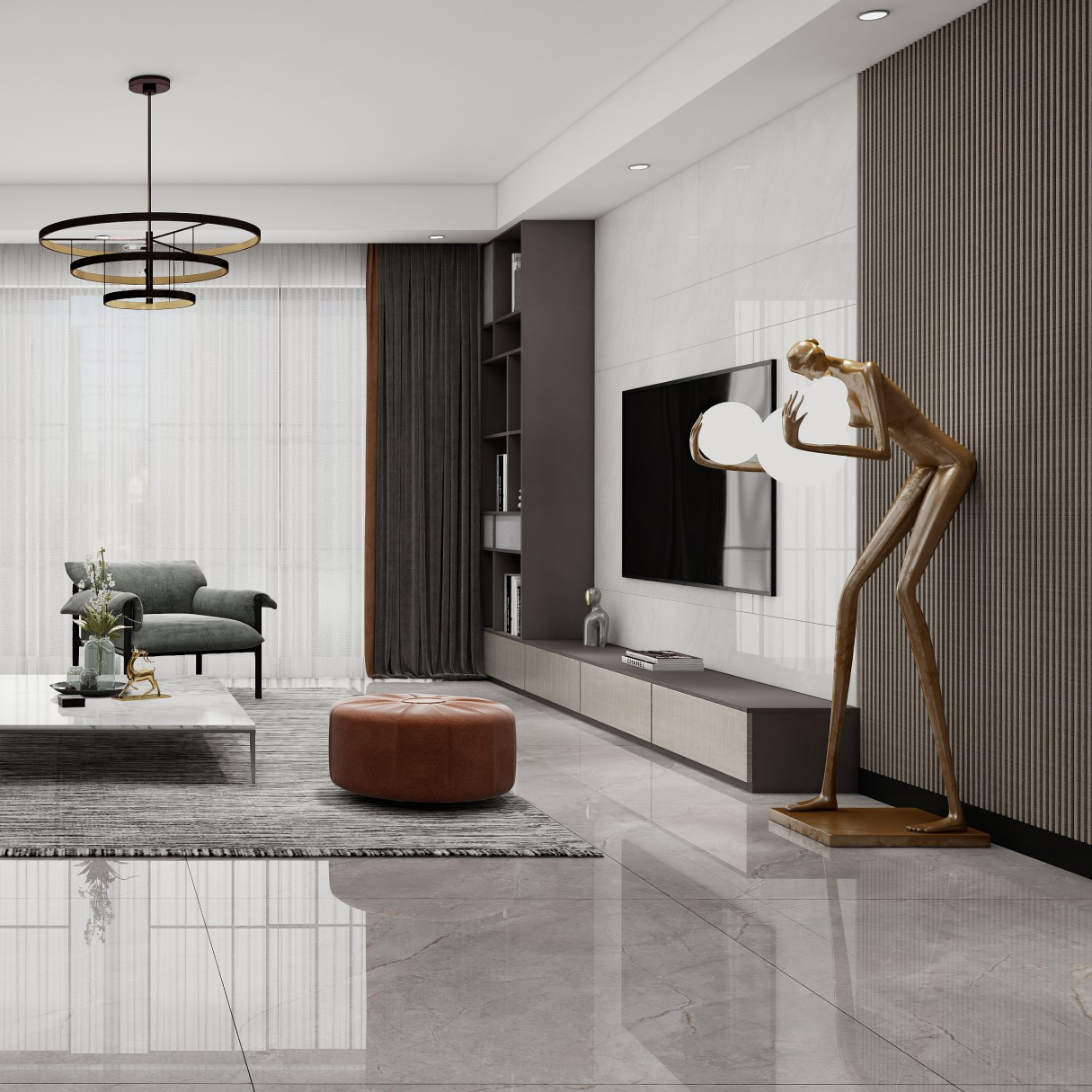 BF1212026LEV Modern Stone-patterned Sintered Stone