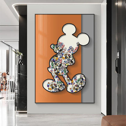 GH-057 Modern Carved Decorative Paintings