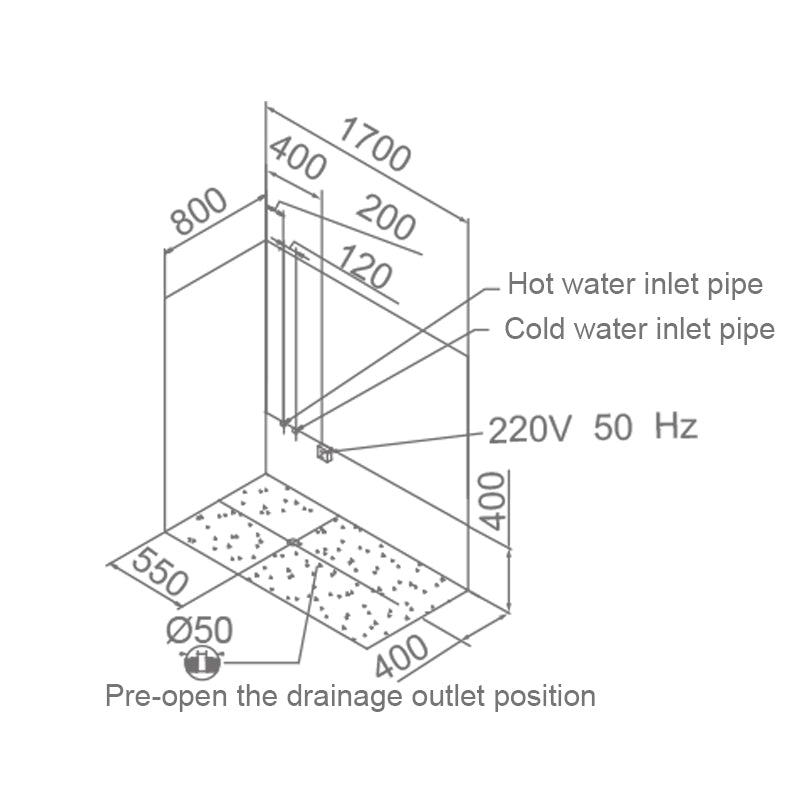 PG1018 Modern Multi-functional Massage Bathtub