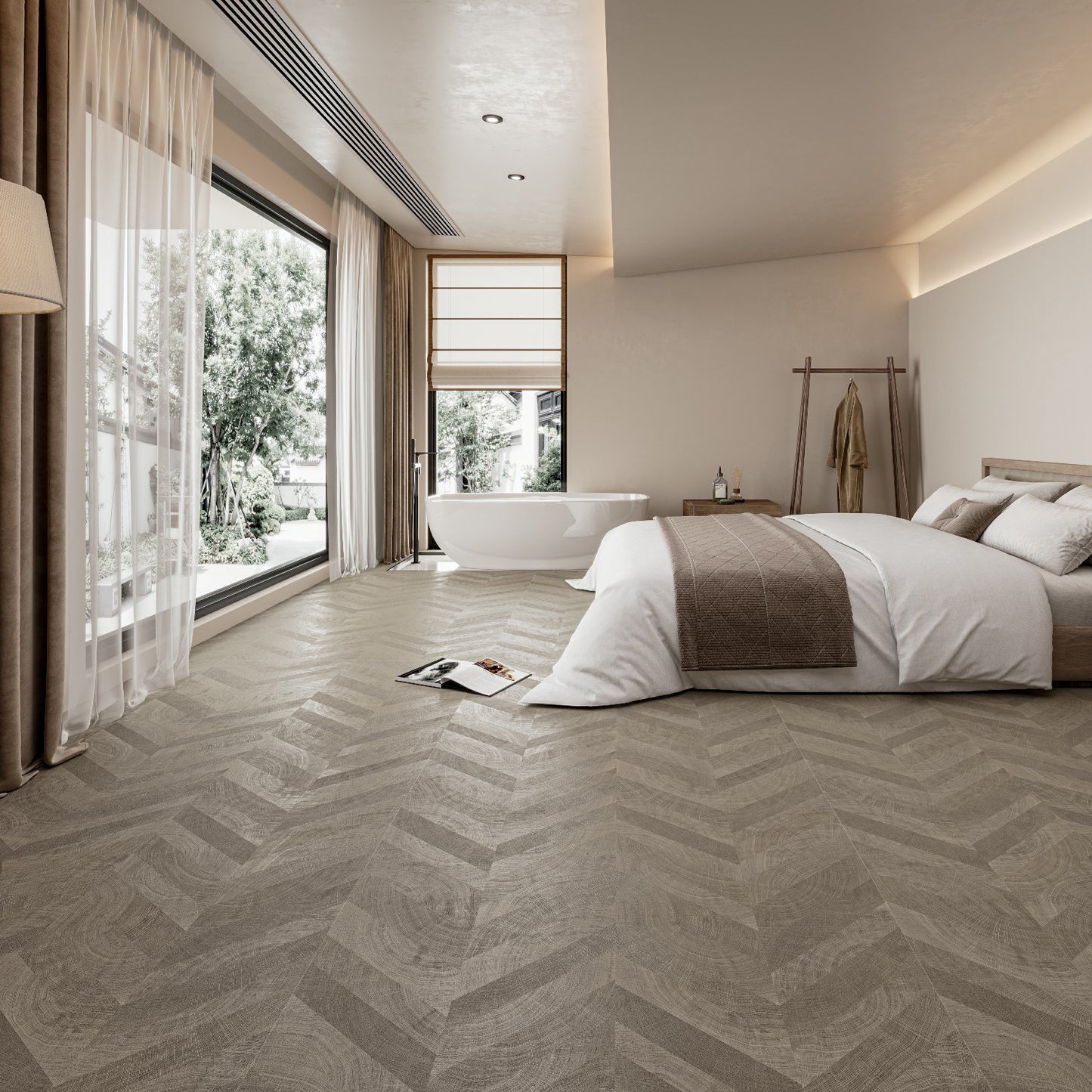 188C Modern Wood-patterned Sintered Stone