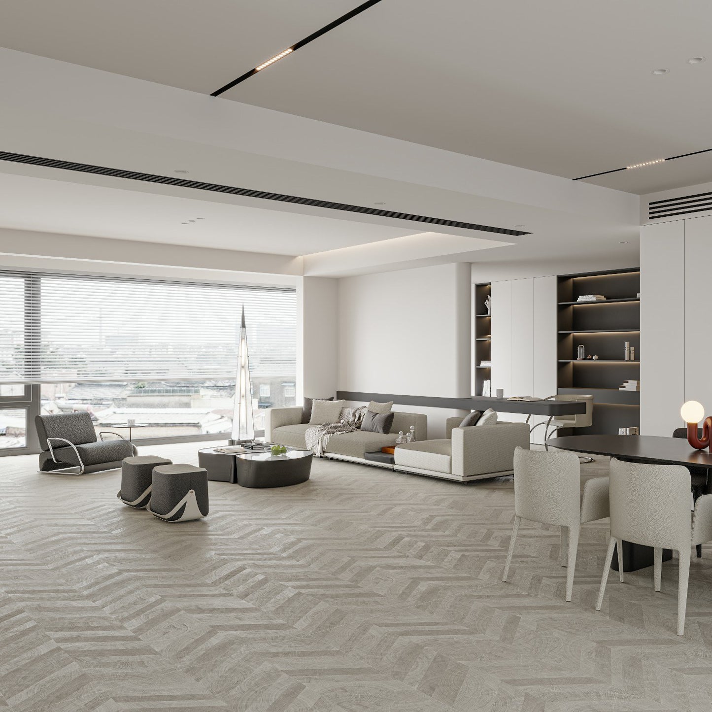 187C Modern Wood-patterned Sintered Stone