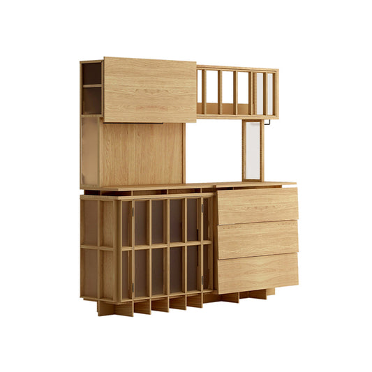 FCG032 Modern Solid Wood Sideboard Cabinets