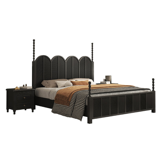 Katil Double Kayu Pepejal 313-AF
