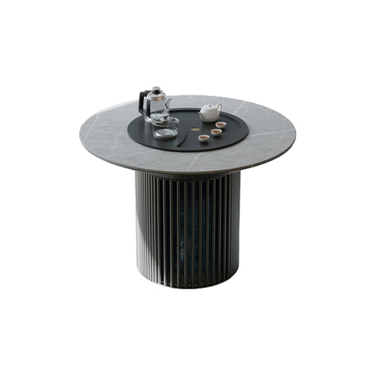 JJ-039 Round Tea Tables With Rock Plate Countertop