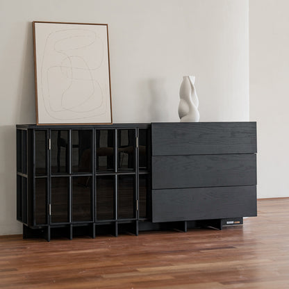 FCG032 Modern Solid Wood Sideboard Cabinets