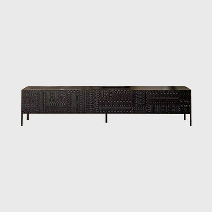 KM310 Vintage Red Oak TV Stands