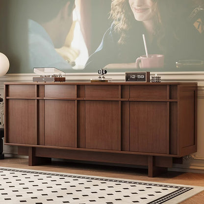 YD5001 Retro Solid Wood TV Stands