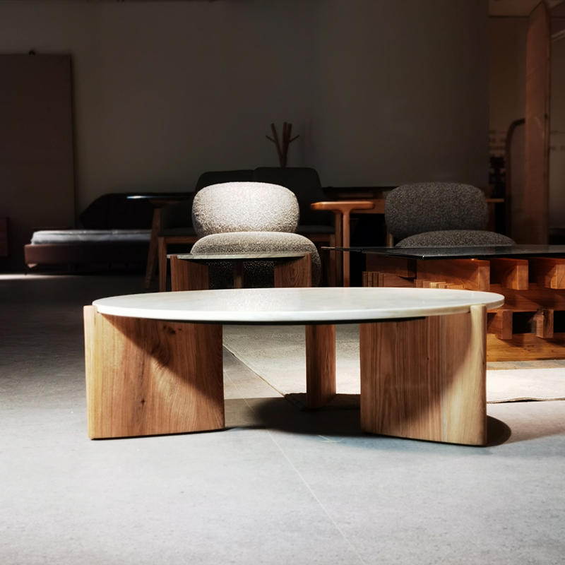 JC223A 北歐榆木咖啡桌