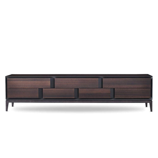 FD662 Natural Wood Veneer TV Stands