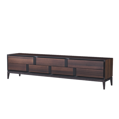 FD662 Natural Wood Veneer TV Stands