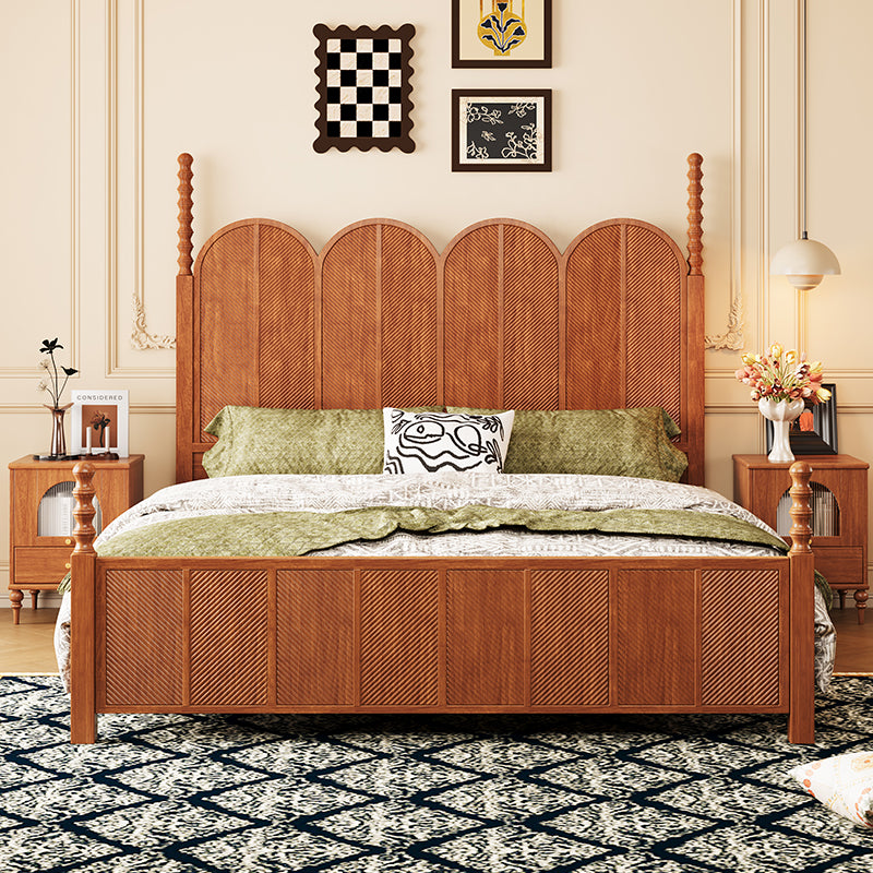 Katil Double Kayu Pepejal 313-AF