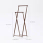 F3-Q-08-001-01 Foldable Solid Wood Clothes Hangers