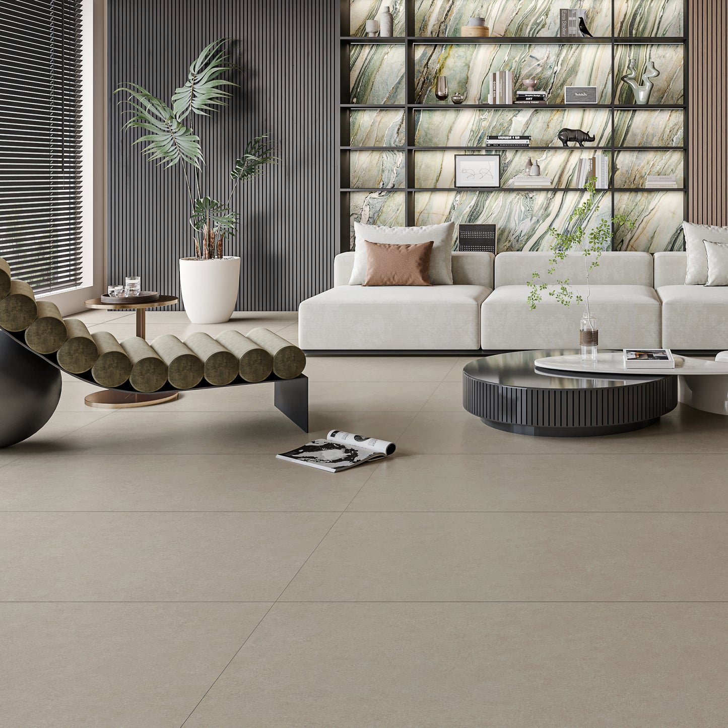 Jubin Warna Pepejal Moden CH12790