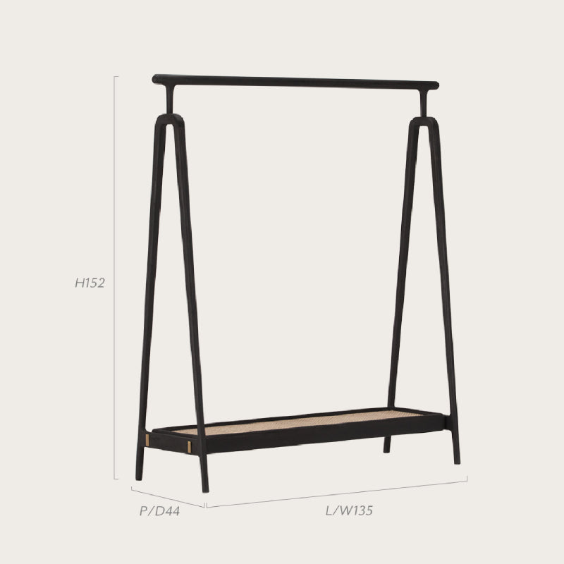 8613401 Solid Wood Floor-standing Coat Hangers