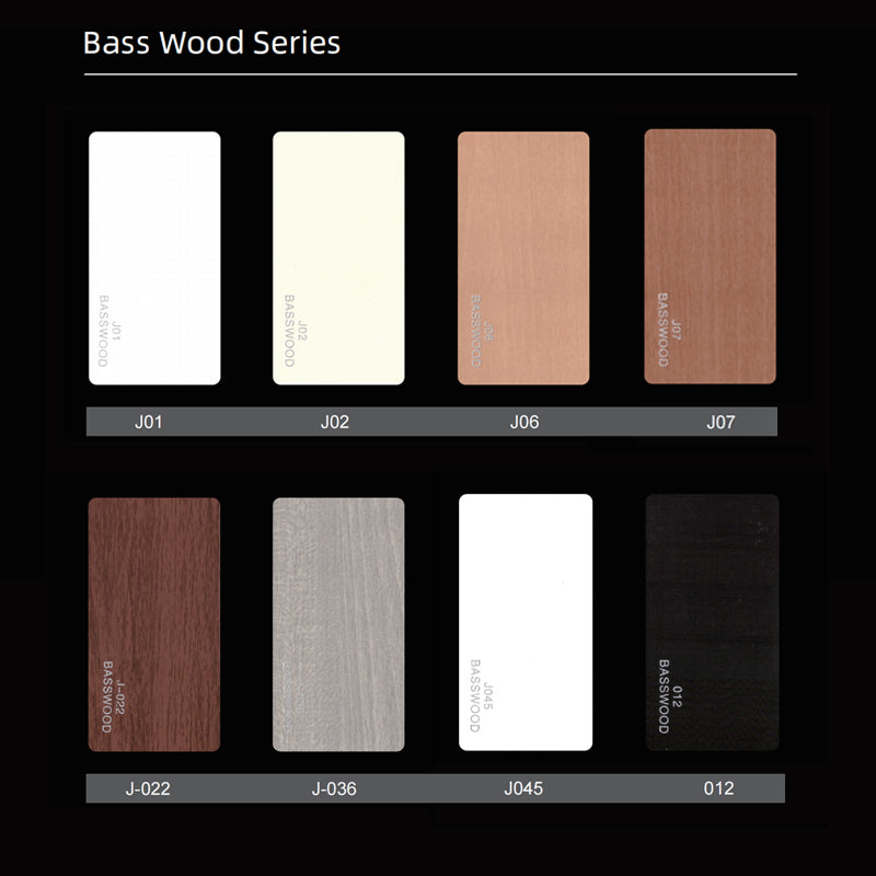 Bass Wood 系列現代百葉窗