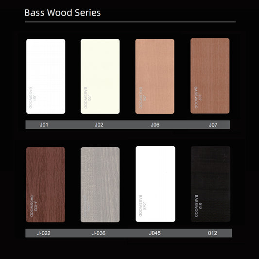 Bass Wood 系列現代百葉窗