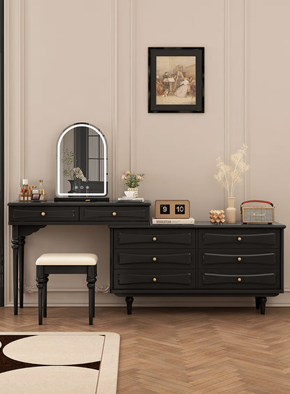 S301-91 Solid Wood Dressing Stool