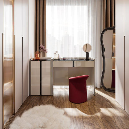 JJ-126 Cream-style Solid Wood Vanity Tables