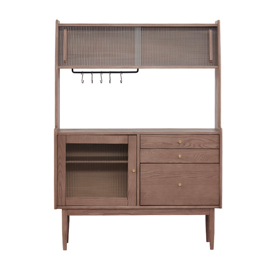 S2002 Retro Solid Wood Sideboard Cabinets