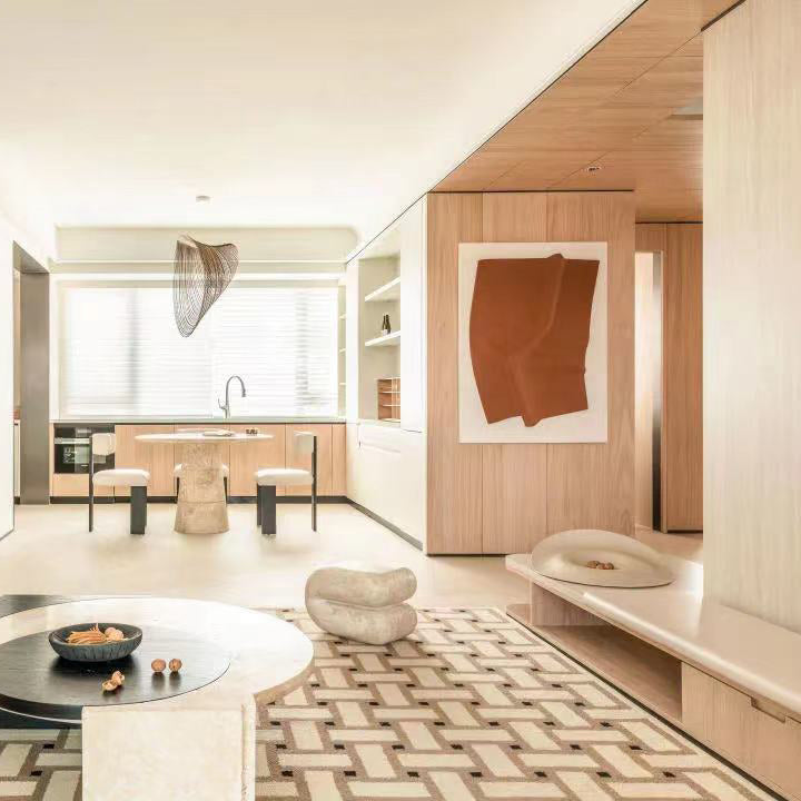 T168BS 現代實木貼皮面板