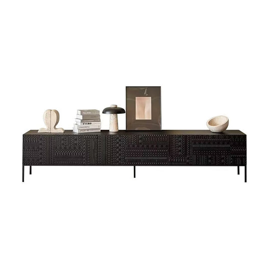 KM310 Vintage Red Oak TV Stands