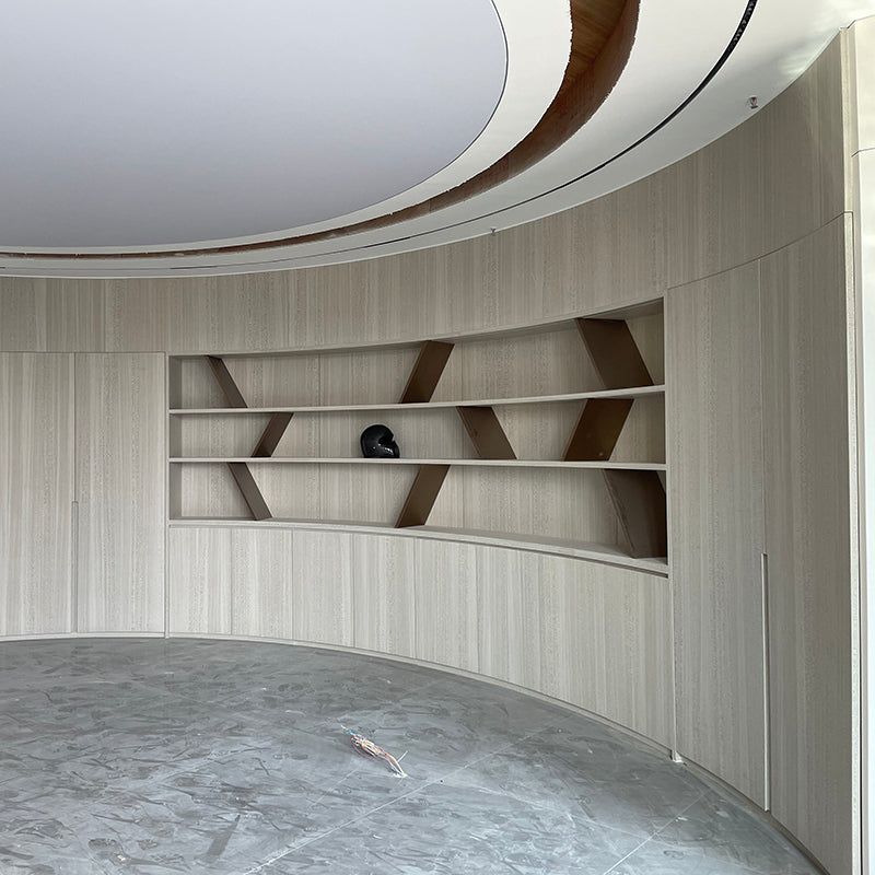 T108RN Modern Solid Wood Veneer Panel