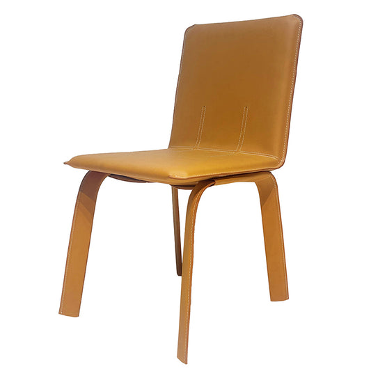 JJ-029 Modern Minimalist Saddle Leather Book Chairs