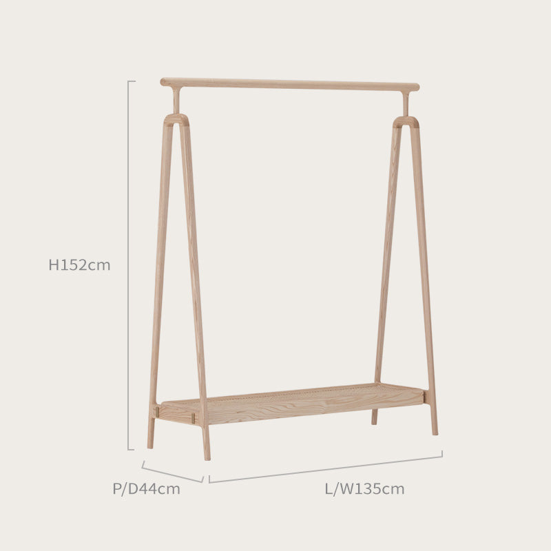 8613401 Solid Wood Floor-standing Coat Hangers