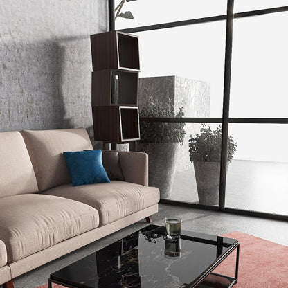 FS53A A Uniquely Shaped Bookcases